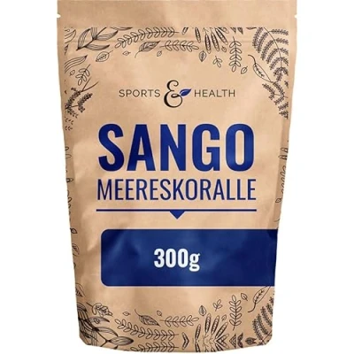 Abbildung von Sango Meereskoralle Pulver In Großer Packung Mit 300g Dosierlöffel Deutscher Herstellung Natürlichem Calcium Und Magnesium Im 2:1 Verhältnis