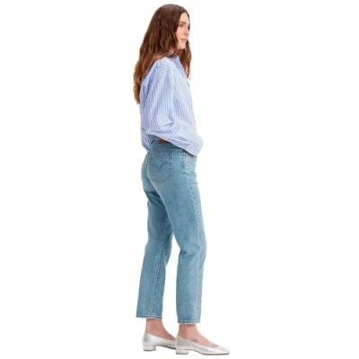 Abbildung von Levi&#039;s 501 CROP Lightweight Jeans Straight Leg, Damen, Größe: 24x28, Fun flare lb