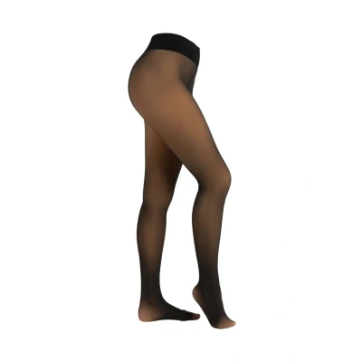 Abbildung von camano Thermo WARM Transparent Strumpfhose, Damen, Größe: 44/46, Black