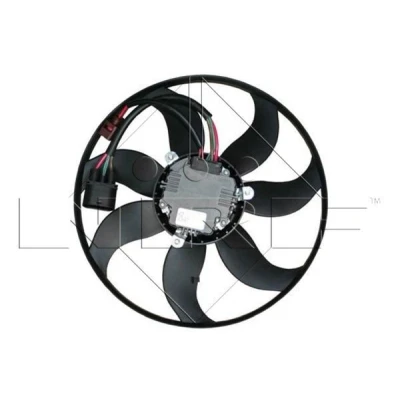 Abbildung von NRF 47396 Lüfter 365 12 240 ohne Kühlerlüfterrahmen (Zarge) mit Steuergerät VOLKSWAGEN: Eos, Golf 6, Plus / Crossgolf, SKODA: Octavia 2 Combi
