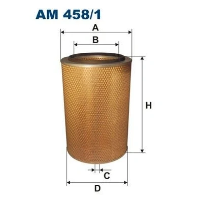 Abbildung von FILTRON AM 458/1 Luftfilter 482 327 Filtereinsatz IVECO: Trakker