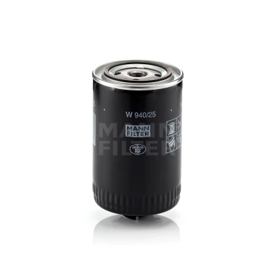 Abbildung von MANN FILTER W 940/25 Ölfilter 3/4 16 UNF mit einem Rücklaufsperrventil Anschraubfilter AUDI: A4 B5 Saloon, 80 B4 Avant, Saloon