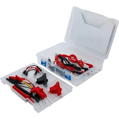 Abbildung von BGS 74511 Messkabel und Prüfspitzen Zubehör Sortiment für Multimeter 15 tlg.