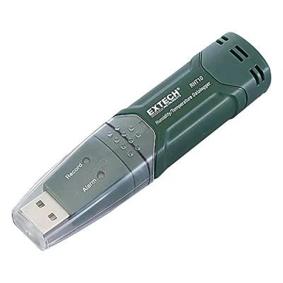 Abbildung von Extech Luftfeuchte und Temperatur USB Datenlogger, 1 Stück, RHT10