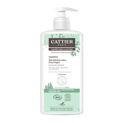 Abbildung von CATTIER PARIS Dermo Rückfettendes Duschgel Wasserkresse &amp; Aloe Vera Reinigt sanft, beruhigt und schützt trockene bis sehr trockene, beanspruchte zu Neurodermitis neigende Haut 500ml