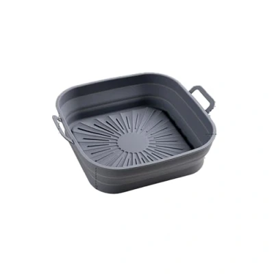 Abbildung von INF Zusammenklappbare quadratische Silikonform für Fritteuse 17,5 cm