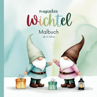 Abbildung von Magisches Wichtel Malbuch: 30 magische Motive für Kinder ab 6 Jahren
