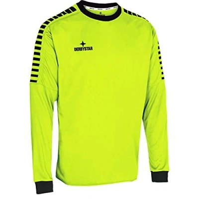 Abbildung von Derbystar Unisex Kinder Hyper målmandstrøje Torwarttrikot, Gelb Schwarz, 164 EU