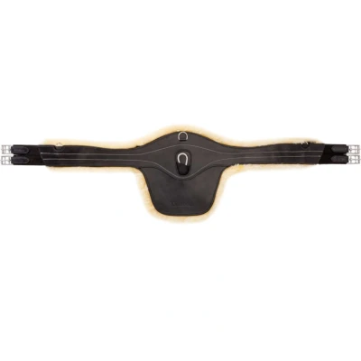 Abbildung von Kavalkade Sattelgurt Excellence mit Lammfell Schwarz 125cm Agradi.deVerkauft von Agradi