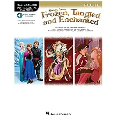 Abbildung von Instrumental Play Along: Songs From Frozen, Tangled &amp; Enchanted Flute (Hal Leonard along): Along