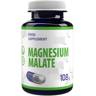 Abbildung von Magnesium Malate 2000mg pro Portion 180 Vegane Kapseln, Laborgeprüft, Hochdosiert, Nicht GVO &amp; Glutenfrei