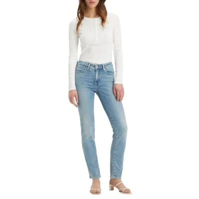 Abbildung von Levi&#039;s Damen 712 Slim Welt Pocket Jeans, Blue Wave Light, 34W / 32L