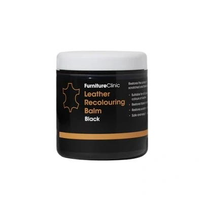 Abbildung von Furniture Clinic Leder farbauffrishungs Balsam bei Kratzern Abschürfung Ausbleichung für Sofa, Autositze, Schuhe und Kleidung 16 Farben 250ml Dunkelgrau