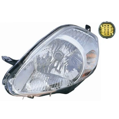 Abbildung von ALKAR 2765349 Scheinwerfer links W5W, H4, PY21W mit Elektromotor FIAT: Grande Punto Hatchback, ABARTH: