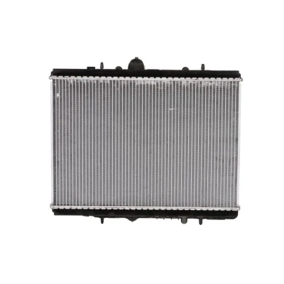 Abbildung von NRF EASY FIT 58341 Kühler, Motorkühlung Aluminium 555 380 33 mit Dichtring Kühlrippen gelötet PEUGEOT: 607 Saloon, CITROËN: C5 I Estate
