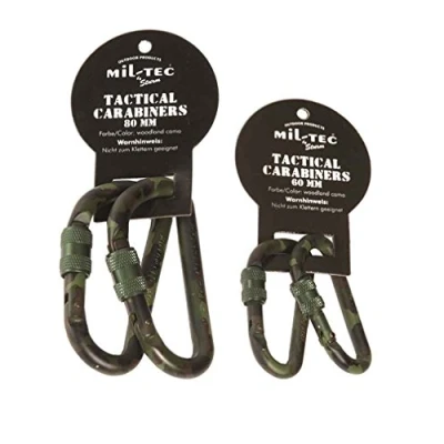Abbildung von Mil Tec Karabiner 15922060 Woodland One Size