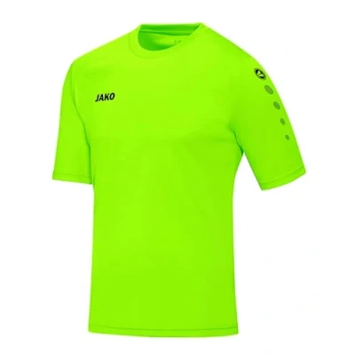Abbildung von JAKO Unisex Kinder Team (Kurzarm) Fußballtrikot, Neongrün, 104 EU