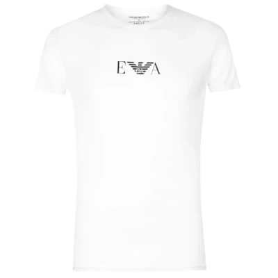 Abbildung von Emporio Armani 2 PACK Tshirt print, Herren, Größe: Small, White