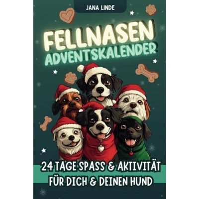 Abbildung von Fellnasen Adventskalender für Dich und Deinen Hund: 24 Tage Spaß Aktivität Zum Mitmachen, Ausfüllen Erinnerungen schaffen