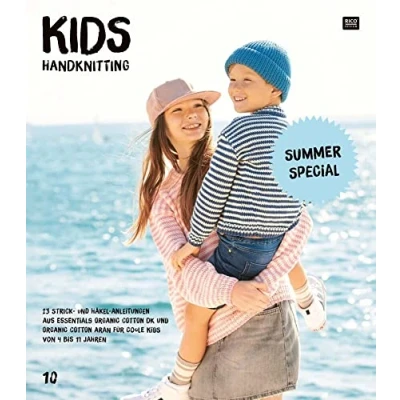 Abbildung von Kids HANDKNITTING 10: Summer Special, 23 Strick und Häkel Anleitungen aus Essentials Organic Cotton dk aran für coole von 4 bis 11 Jahren