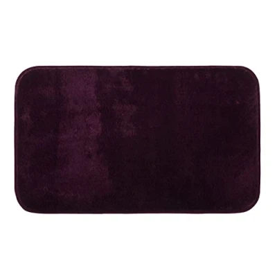 Abbildung von Gözze Premium Rutschfester Badteppich, RIO, 100% Microfaser, 70 x 120 cm Beere