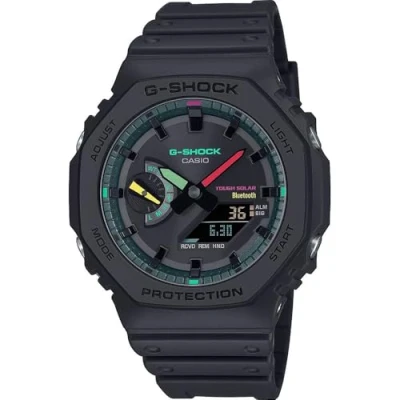 Abbildung von G SHOCK B2100 Bluetooth Uhr, Herren, Größe: One Size, Black