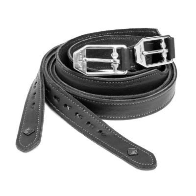 Abbildung von LeMieux Steigbügelriemen Vector Pro Leder Schwarz 160cm