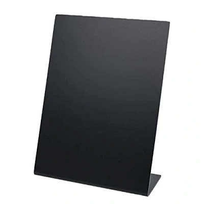 Abbildung von HMF 46430 Tischaufsteller Kreidetafel L Aufsteller DIN A6 Schwarz