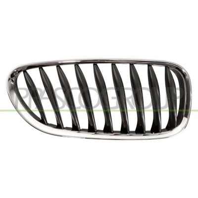Abbildung von BLIC 6502 07 0089992P Kühlergrill vorne rechts chrom, schwarz