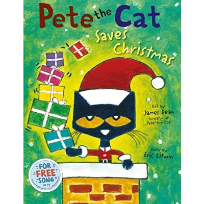 Abbildung von Pete the Cat Saves Christmas: a heartwarming illustrated picture book for kids 4+, now New York Times bestseller