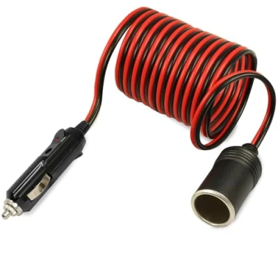 Abbildung von OcioDual zigarettenanzünder 3 Meter, Steckdose, 12v Autozubehör, 12V/24V 15A, stecker, kfz Verlängerungskabel, LED, Wohnwagen