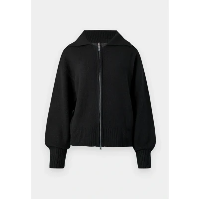 Abbildung von Pieces Pcmalou LONG Sleeve ZIP Strickjacke, Damen, Größe: Small, Black