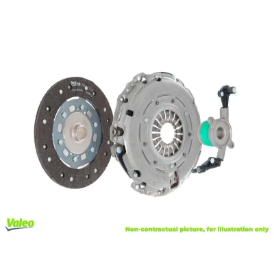 Abbildung von VALEO 834145 Kupplungssatz mit Kupplungsdruckplatte, Zentralausrücker Kupplungsscheibe 240 ALFA ROMEO: 159 Sportwagon, Giulietta Hatchback