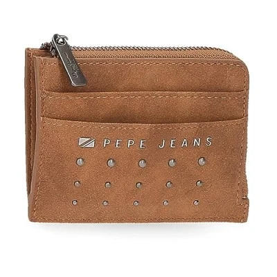 Abbildung von Pepe Jeans Holly kartenetui Braun 11,5x8x1,5 cm Kunstleder, braun, Talla única,