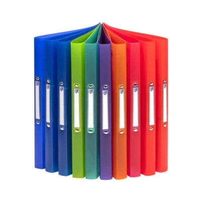Abbildung von Oxford Ringbuch A4, Rückenbreite 2 cm, Ringe, Kunststoff, 8 Farben, 10 Stück
