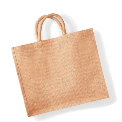Abbildung von Westford Mill Jute Jumbo Shopper, Natural, 45 x 39 21 cm