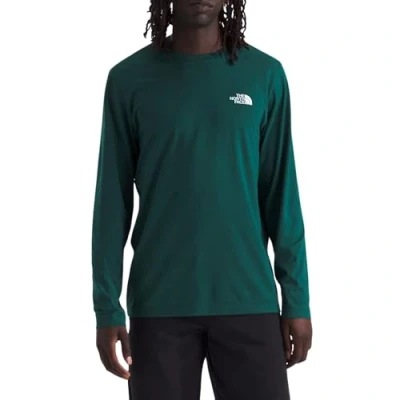 Abbildung von The North Face Simple DOME TEE Langarmshirt, Herren, Größe: Small, Deep nori