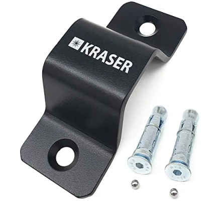 Abbildung von KRASER KR40B Anker Boden oder Wand Diebstahlsicherungsanker aus Hochfestem Stahl Bodenanker Wandanker für Kette, Sicherheitsmotorrad, Fahrrad, Anhänger, Kompakt