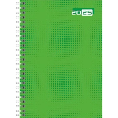 Abbildung von rido/idé Buchkalender Modell futura 2 (2025), Seiten = 1 Woche, A5, 160 Seiten, Grafik Einband, grün