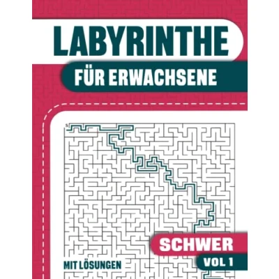 Abbildung von Labyrinthe für Erwachsene: Buch mit 200 Schwer Band 1