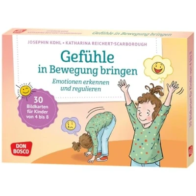 Abbildung von Gefühle in Bewegung bringen: Emotionen regulieren mit Körperarbeit, Atemübungen und Fantasiereisen. 30 Bildkarten zu Wut, Angst, Freude, Trauer für ... innere Balance. Ideen auf Bildkarten)