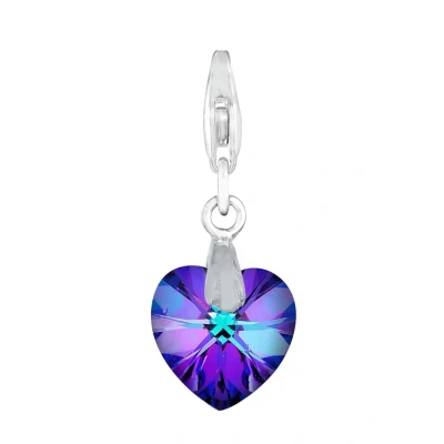Abbildung von Elli Charm Herz »Charm Love Kristalle 925 Sterling Silber«