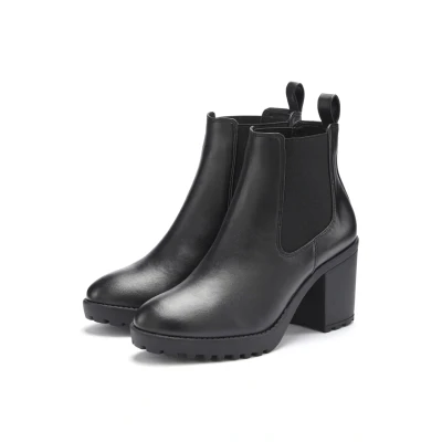 Abbildung von Lascana Plateaustiefelette, Damen, Größe: 41, Schwarz Schuhe