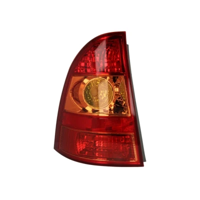 Abbildung von ABAKUS 212 19L1L LD UE Rückleuchte links W21W, WY21W, W21/5W Rot ohne Lampenträger, Glühlampe TOYOTA: Corolla IX Station Wagon