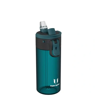 Abbildung von Sparrow Trinkflasche Kinder 500ml TouchFlow Tritan Wasserflasche BPA frei Sportflasche Auslaufsicher Trinkflaschen mit Strohhalm für Sport, Outdoor Leicht, Nachhaltig