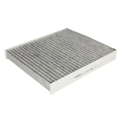 Abbildung von PURRO PUR PC0008C Innenraumfilter Aktivkohlefilter 248 216 SEAT: Ibiza 4, 4 ST, Sportcoupe, SKODA: Fabia 2, 1 Combi, Roomster