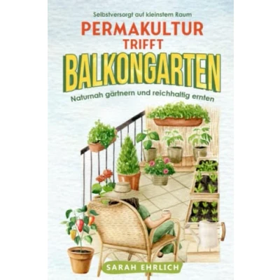 Abbildung von Permakultur trifft Balkongarten: Ernten, was der Balkon hergibt und sich mit Gemüse, Obst, Kräutern &amp; Co. selbstversorgen. Naturnah gärtnern reichhaltig ernten auf kleinstem Raum.