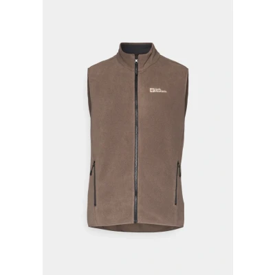 Abbildung von Jack Wolfskin Waldsteig FULL ZIP VEST Weste, Herren, Größe: Small, Cold coffee
