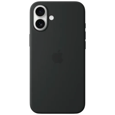 Abbildung von Apple iPhone 16 Plus Hülle MagSafe Silikon Original Soft Case/Backcover Handyhülle Schwarz
