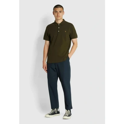 Abbildung von Farah Blanes Poloshirt, Herren, Größe: Medium, Evergreen